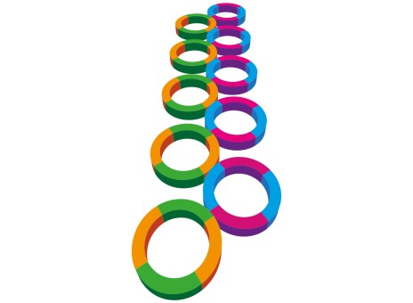 DecoMark™ 3D Ring Step 4370 x 2200 mm, VPE= 1