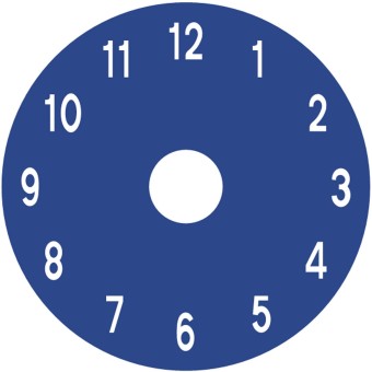DecoMark™ Ziffernblatt 2000 x 2000 mm, VPE= 1