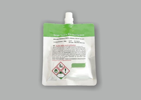 Liquid Peroxid spout bag 0,1 kg - erforderlich für 16 kg RollPlast oder RollGrip sind 0,2 kg 