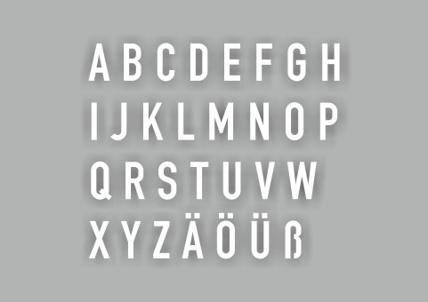 PREMARK® Einzelne Buchstaben und Zeichen 