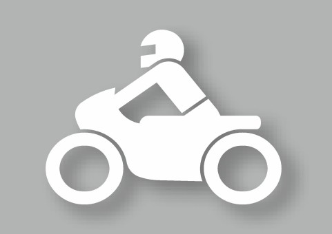 PREMARK® Symbol Motorradfahrer 