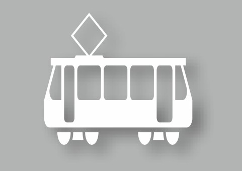 PREMARK® Symbol Straßenbahn 800 x 900 mm, VPE = 5