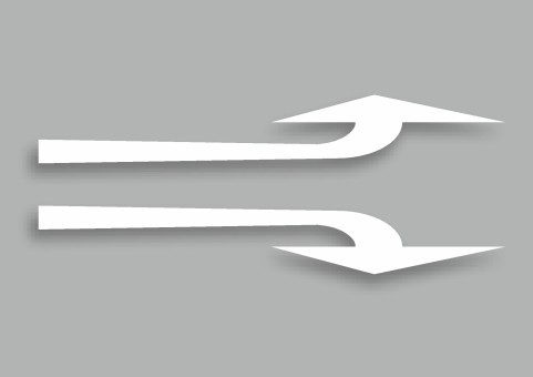 PREMARK® Abbiegepfeil links/rechts 