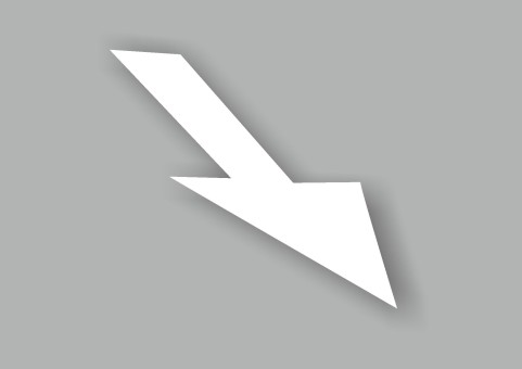 PREMARK® Richtungspfeil 5000 x 25000 mm, rechts, VPE = 1