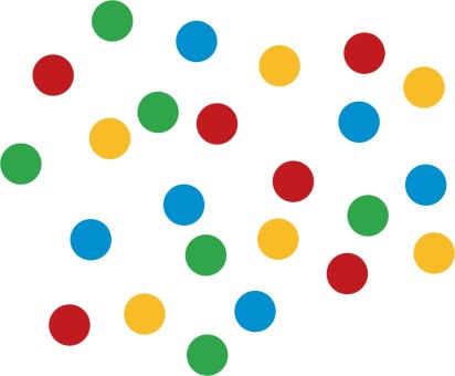 DecoMark™2D Twister Punkte 24 Punkte à d = 200 mm, VPE= 1